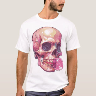 Camiseta Cranio com Problema de Bolha � Esqueleto de Borrac