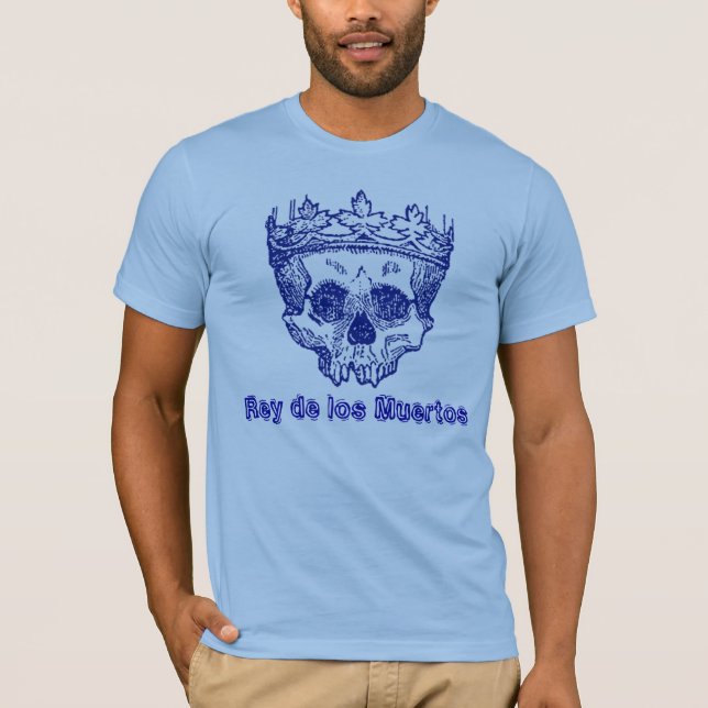 Camiseta Crânio coroado vintage (Frente)