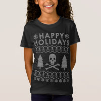 Crânio Crossbones Feio de Natal Feio