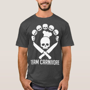 Camiseta crânio cruzado facas churrasco humor ou cozinhar f