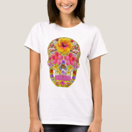 Camiseta Crânio da Flor 4 - Tropical