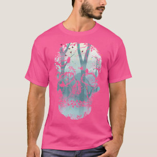 Camiseta Crânio da Floresta Escura