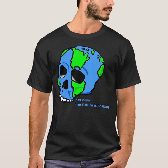Camiseta Crânio da Terra (Frente)
