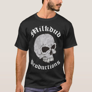 Camiseta Crânio das produções de Milkdud
