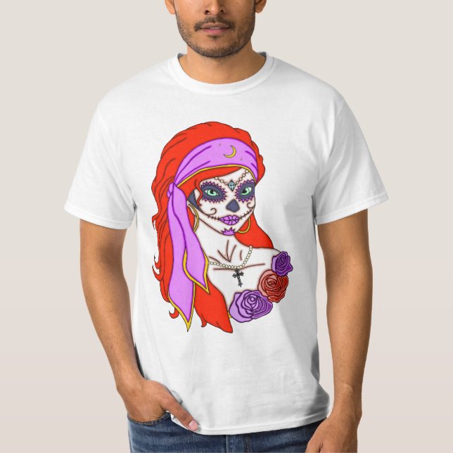 Camiseta Crânio de Açúcar Cigano (Frente)