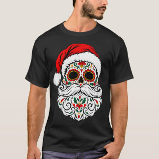 Camiseta Cranio de Açúcar do Natal do México Caveira de Nat