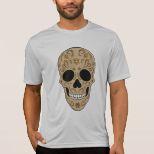 Camiseta Cranio de Açúcar Floral Dia de los Muertos