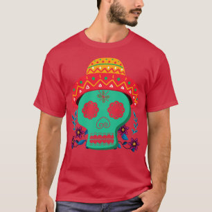 Camiseta Crânio de Açúcar Mexicano