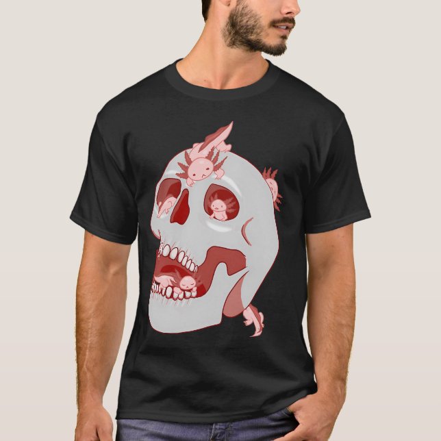 Camiseta Crânio de Axolote (Frente)
