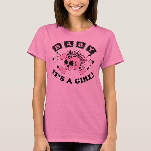 Camiseta Crânio De Bebê (Frente)