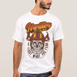 Camiseta Crânio de bombeiro 3