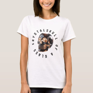 Camiseta crânio de cristal