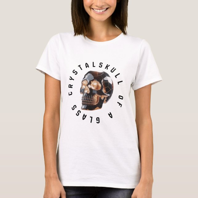 Camiseta crânio de cristal (Frente)