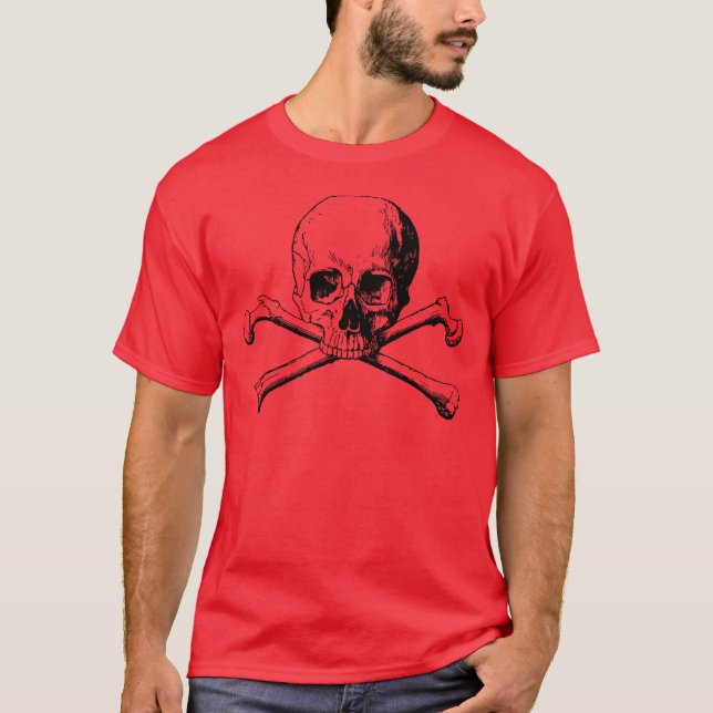 Camiseta Crânio de Crossbones (Frente)