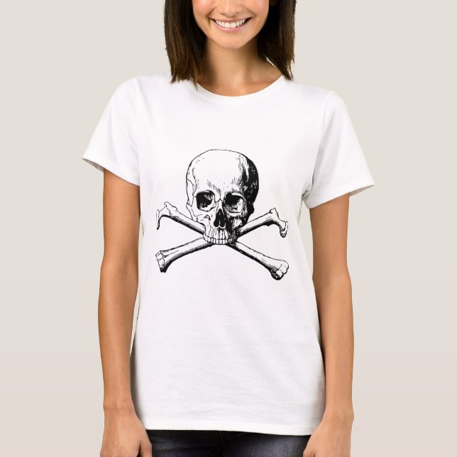 Camiseta Crânio de Crossbones (Frente)