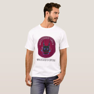 Camiseta Cranio de Demônio Hipnótico Breathed Once
