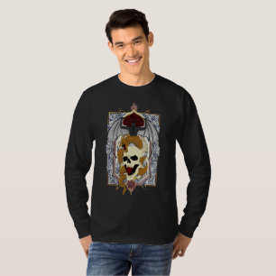 Camiseta Crânio de Dragão Gótico - Caveira de Demônio-Morce