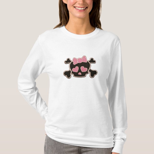 Camiseta Crânio de Emo (Frente)