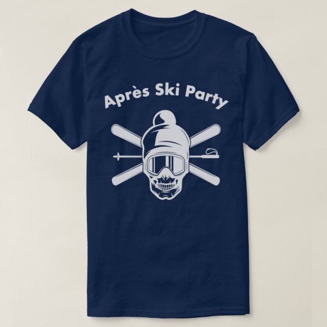 Camiseta Crânio de esqui Ischgl 2020 do partido Apres Ski (Frente do Design)