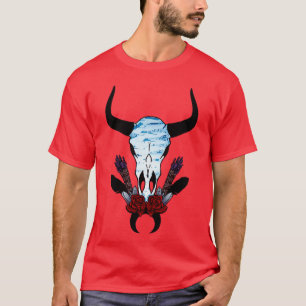 Camiseta crânio de gado