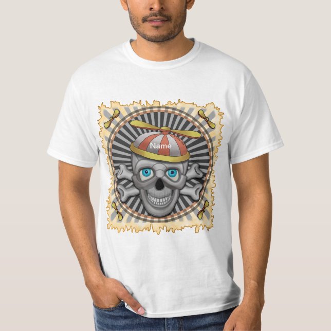 Camiseta Crânio de Gorro (Frente)