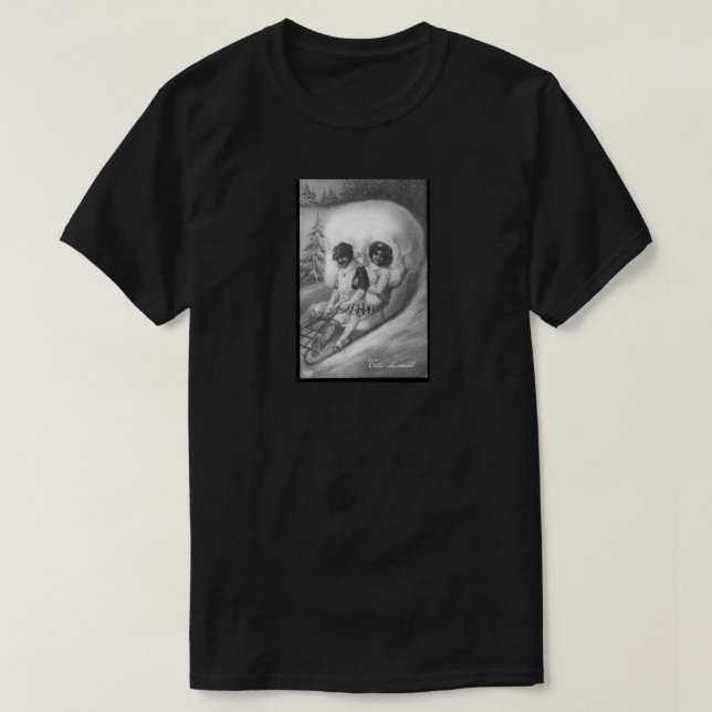 Camiseta Crânio de Inverno (Frente do Design)