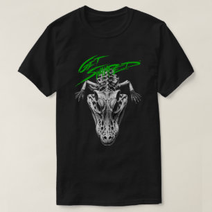 Camiseta Crânio de Jacaré Inundado 1