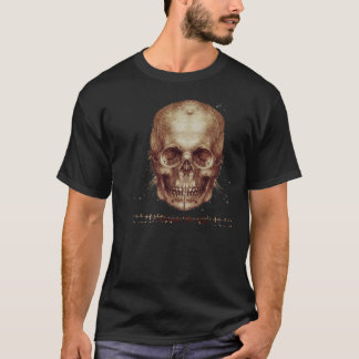 Camiseta Crânio de Leonardo da Vinci