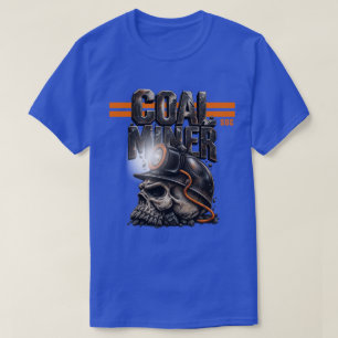CAMISETA CRÂNIO DE MINERADOR DE CARVÃO