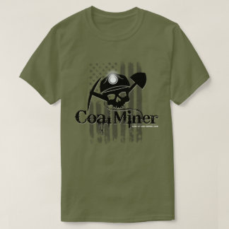 CAMISETA CRÂNIO DE MINERADOR DE CARVÃO