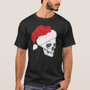 Camiseta Crânio de Natal
