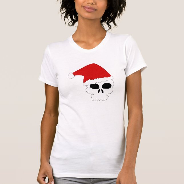 Camiseta Crânio de Natal (Frente)