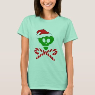 Camiseta Crânio de Natal