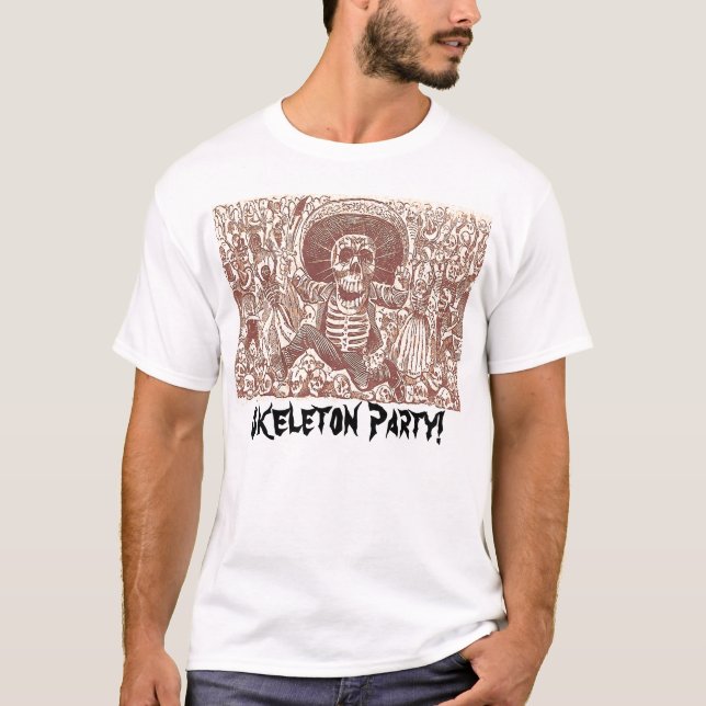 Camiseta Crânio de Oaxaca, La Calavera Oaxaqueña (Frente)