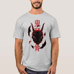 Camiseta crânio de oni