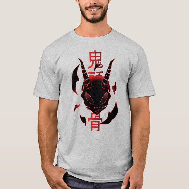 Camiseta crânio de oni (Frente)