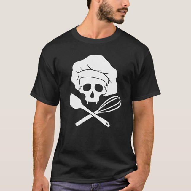 Camiseta Crânio de padeiro com Toque (Frente)