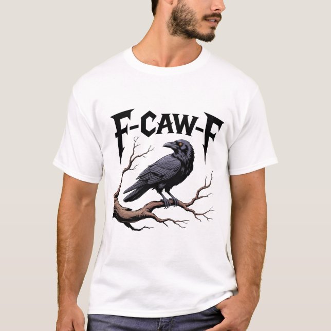 Camiseta crânio de pássaro preto-do-pássaro (Frente)