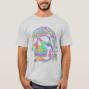 Camiseta Crânio de Pirata Psicodélico