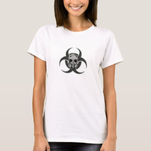 Camiseta Crânio de Risco Biológico