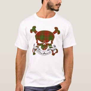Camiseta Crânio de Tartan MacAulay