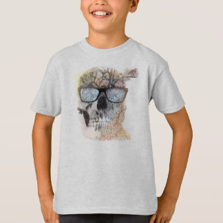 Camiseta Crânio de Texty