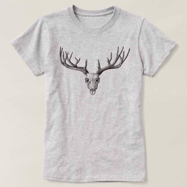 Camiseta Crânio de Veado (Frente do Design)
