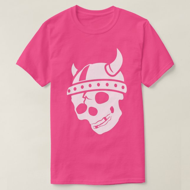 Camiseta Crânio de Vikings 2 (Frente do Design)