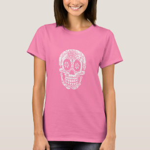 Camiseta Crânio do açúcar branco