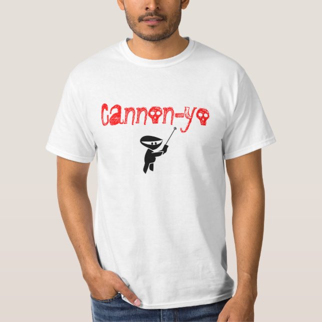 Camiseta Crânio do Canhão-yo (Frente)