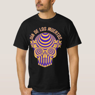 Camiseta Cranio do Día De Los Muertos