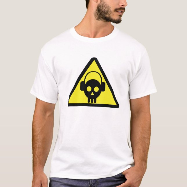 Camiseta Crânio do disco-jóquei (Frente)