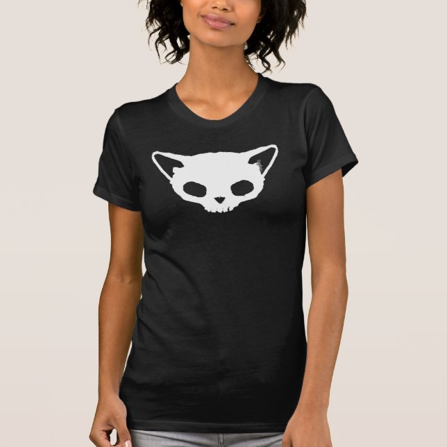 Camiseta Crânio do gatinho de Kuginh™ (Frente)