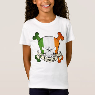 Camiseta Crânio do irlandês de Healy